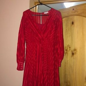 Calvin Klein red dress